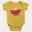 Dei Segappu Sattai Short Sleeve Baby Onesie in Yellow Color